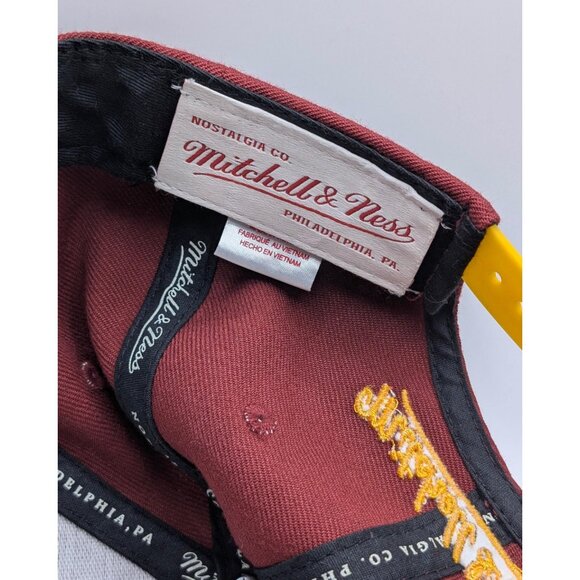 NBA Cleveland Cavaliers Snapback Adjustable Hat Cap Mitchell & Ness Basketball - Picture 5 of 5